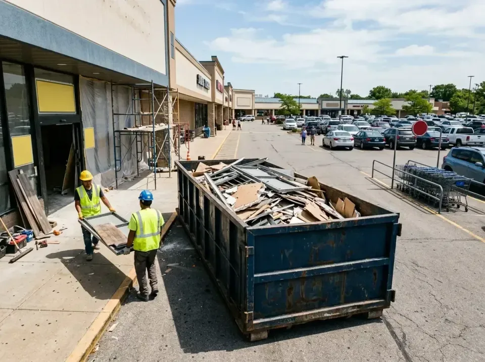 retail-store-renovation-debris-003 — frequently asked questions, Roll-off Dumpster Rentals in Long Lake, IL